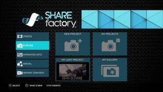 How to import Videos Music and Images to SHAREfactory on the ps4 [upl. by Llerehs671]