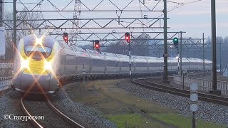 EUROSTAR e320 Through Schiedam Centrum to Belgium Eurostar [upl. by Dobb466]