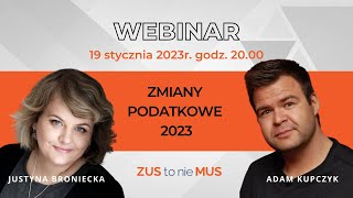 Zmiany podatkowe 2023 [upl. by Nahseez]