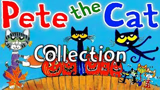 Pete the Cat Falling for Autumn 🍁🍃 and Pete The Cat Five Little Pumpkins 👻🎃  Halloween Collection [upl. by Werdna]