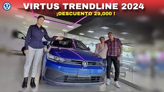 VIRTUS Trendline Automatico 2024  Entrega Azul rising [upl. by Aiekan695]