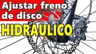 Ajustar frenos de disco de la bicicleta la pinza de freno o caliper brake [upl. by Ydisahc]