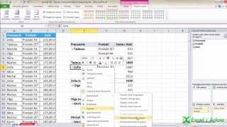 Excel  Pseudo sortowanie tabeli przestawnej  porada 216 [upl. by Lyram]