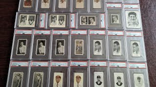 PSA REVEAL Vintage Cricket Cards WG Grace Don Bradman Gary Sobers rookie cards [upl. by Gobert]