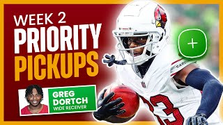 Top 10 Fantasy Football Waiver Wire Pickups for Week 2  Priority Adds 2024 [upl. by Kauppi]