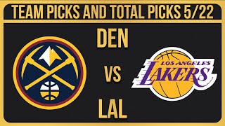 FREE NBA Picks Today 52223 NBA Picks and Predictions [upl. by Erbma15]