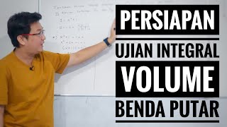 Matematika kelas XII  Integral Volume part 3  Persiapan Ujian Integral Volume Benda Putar [upl. by Atipul]