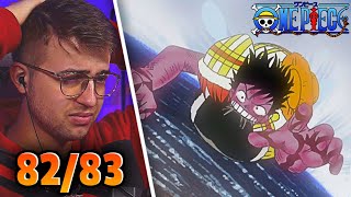 THIS IS BRUTAL One Piece Episode 8283 REACTION  REVIEW [upl. by Nic960]