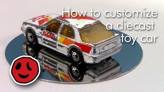 How to customize a diecast toy car [upl. by Sukramal]