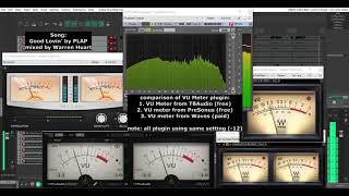 VU Meter plugin free vs paid comparison [upl. by Llerruj]