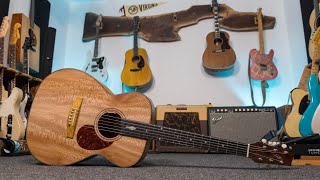 How much has my Showalter Guitars OM changed in one year [upl. by Eyatnod]