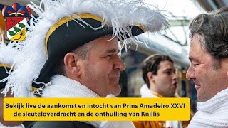 Aankomst Prins Amadeiro XXVI in Oeteldonk 2024 [upl. by Aihsinat]