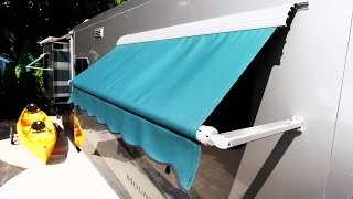 How To Install an RV Window Awning AampE  Dometic [upl. by Elleahcim267]