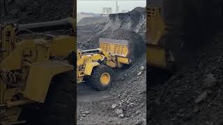 Cat Wheel Loader Working At Coal Mines Part 1 shorts [upl. by Peursem]