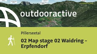 02 Map stage 02 Waidring  Erpfendorf [upl. by Alyled976]