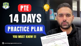 PTE 14 Days Practice Plan 2024  Tips Tricks and Strategies  Important Tasks  Language Academy [upl. by Sussna]