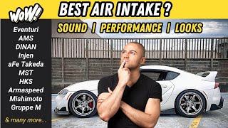 20 AIR INTAKES Compared  MKV A90 Toyota GR SUPRA [upl. by Bertrand631]