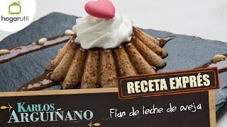 Receta Exprés Flan de leche de oveja [upl. by Aloivaf]