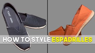 How To Style Espadrilles for Men [upl. by Esyla793]