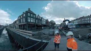 Rondleiding door de haven van Zevenbergen 360 graden [upl. by Africah]