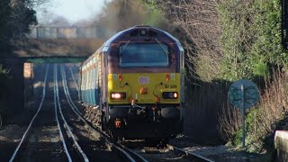 Trains at Westgateonsea mini 180124 [upl. by Atsed]