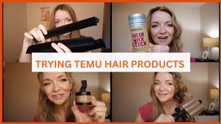 TEMU Hair Tools amp Product Testing Reviews [upl. by Noryb]