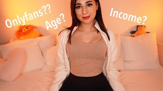 ASMR Whispered QampA 🤭 Answering YOUR Questions 🧡 Tingly Whisper Ramble [upl. by Yesnil]