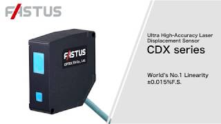 Ultra HighAccuracy Laser Displacement Sensor CDX series [upl. by Otilesoj673]