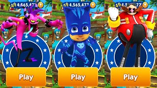 Tag with Ryan vs Sonic Dash  Sonic vs Catboy PJ Masks vs All Bosses Zazz Eggman  Gameplay [upl. by Collette]