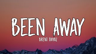 been away  brent faiyaz sped up [upl. by Sitoiyanap]