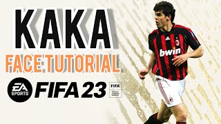 KAKÁ EN FIFA 23  CARA PARA MODO CARRERA FACE TUTORIAL [upl. by Sotnas775]