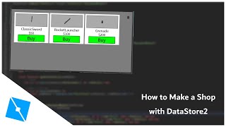 ROBLOX Tutorials I How to Make a Shop with DataStore2 [upl. by Bollay]