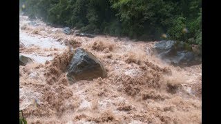 Cusco río Vilcanota incrementa caudal por intensas lluvias [upl. by Hoashis784]