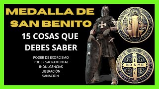 CONOCE TODO EL PODER DE LA MEDALLA DE SAN BENITO  SANACION lIBERACION PROTECCION CONTRA TODO MAL [upl. by Aziaf62]