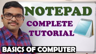 NOTEPAD COMPLETE TUTORIAL  NOTEPAD TUTORIAL  NOTEPAD APPLICATION [upl. by Heiskell]