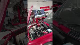 BMW E30 m40b18 itbs open trumpet test bmwe30 e30 [upl. by Alane218]