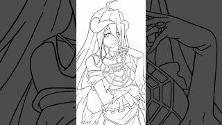 Drawing Albedo From Overlord Fast Speed albedo overlord digitalart animedrawing fypシ゚viral [upl. by Shem]