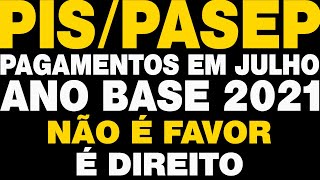 Quem trabalhou em 2021 quando vai receber o PISPasep [upl. by Demmahom]