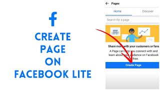 How to Create Page on Facebook Lite [upl. by Coombs]