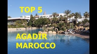 TOP 5 BEST 4 STAR HOTELS AGADIR MAROCCO [upl. by Jarred694]