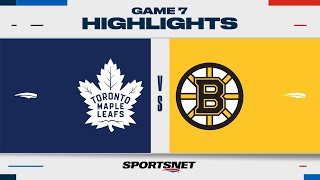 NHL Game 7 Highlights  Maple Leafs vs Bruins  May 4 2024 [upl. by Norrag]