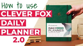 How to Use the Clever Fox Daily Planner 2nd Edition [upl. by Nonnah]