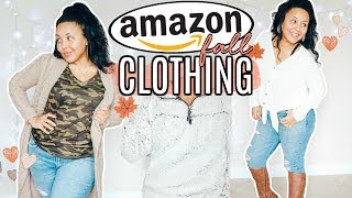 AMAZON FALL CLOTHING TRY ON HAUL 2018  AMAZON PRIME DUPES FallFridaysWithPage  Page Danielle [upl. by Vidda66]