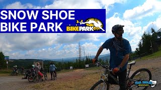 Down Hill MT Biking at Snowshoe Mt Resort WV we check it out to see if its for you [upl. by Anael]