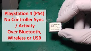 PS4 No Controller Sync or Activity Over Bluetooth Wireless or USB [upl. by Anitsenre]