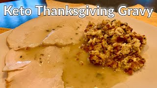 Keto Thanksgiving Gravy  Low Carb  less than 1g net carbsserving [upl. by Ungley385]