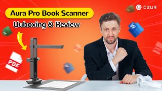 How to Scan Bookamp Document in Seconds  Aura Pro Book Scanner amp Smart Lamp  Unboxing amp Review [upl. by Manuel]