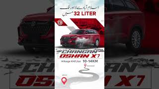 Changan OshanX7 Fuel average from Islamabad to Lahore [upl. by Banks]