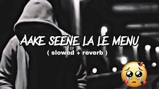 Aake Seene La Le Menu   SlowedReverb   New Trending Song  Ajeet Lofi World🎯 [upl. by Fayola]