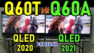 SAMSUNG Q60T vs Q60A Smart TVs QLED 4K HDR ¿Cuál es mejor [upl. by Anilac]